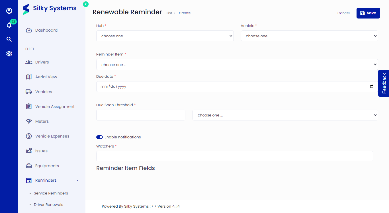Add a Vehicle Renewals