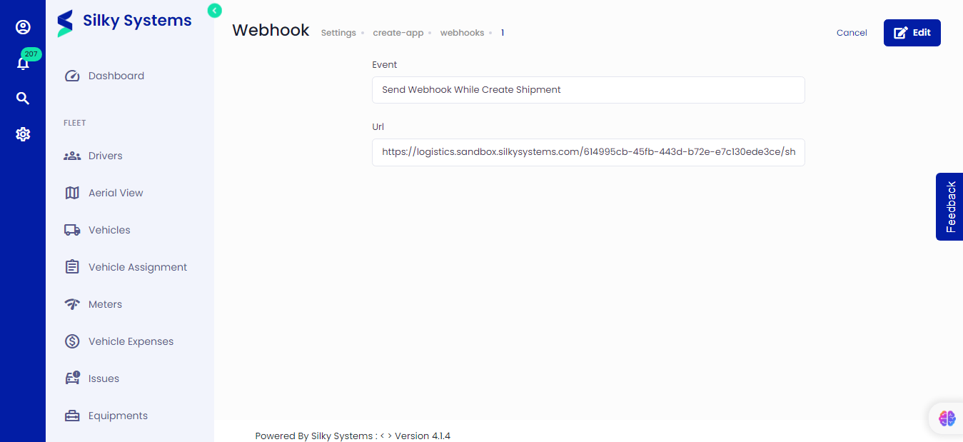 Webhook List