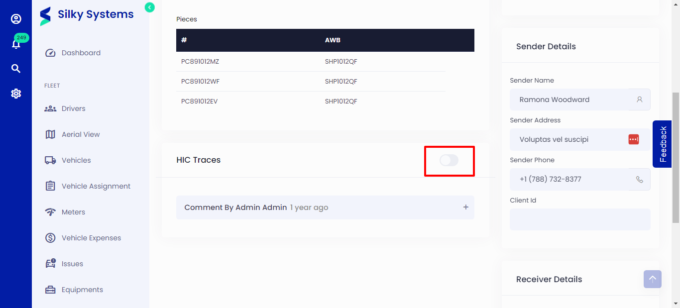 Edit On Hold Shipments