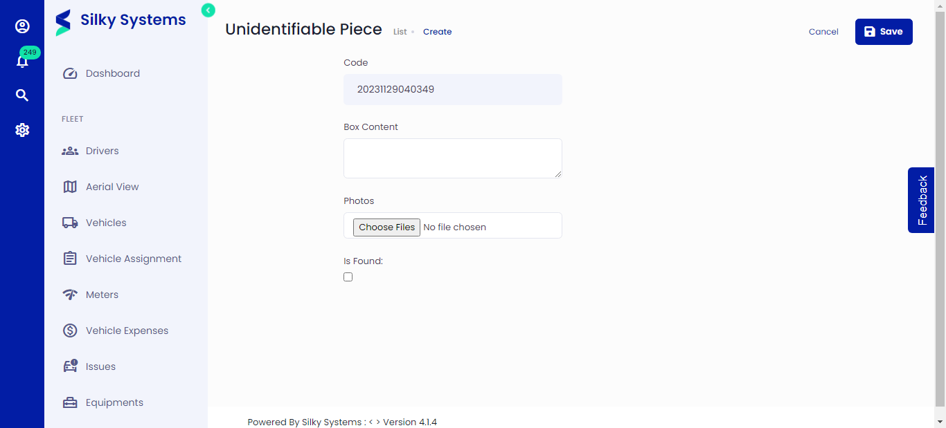 Unidentifiable Pieces